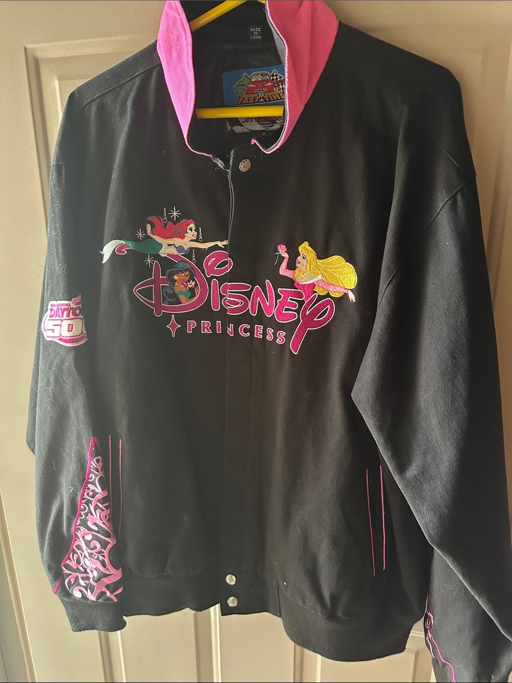 Daytona 500 Disney Princess Embroidered Jacket RARE